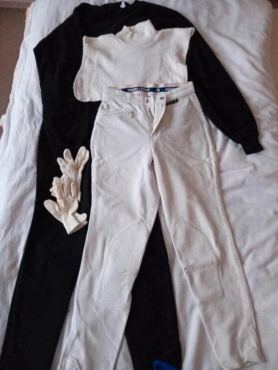 Wedstrijdsetje (maat 164) voor de jonge ruiter, Dieren en Toebehoren, Paardrijkleding, Zo goed als nieuw, Kinderen, Bovenkleding