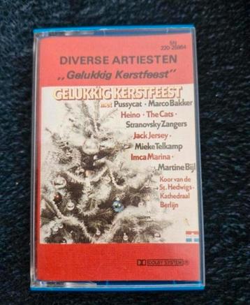 Cassettebandje Diverse Artiesten  "Gelukkig Kerstfeest " beschikbaar voor biedingen