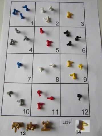 L269 LEGO KRAAN KRANEN TAP, MET EN ZONDER GAT beschikbaar voor biedingen