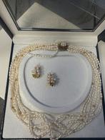 Prachtige set oorbellen en parelketting van Palazzo Corsini, Sieraden, Tassen en Uiterlijk, Kettingen, Ophalen of Verzenden, Nieuw