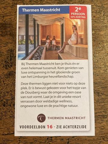 Kortingsbon sauna Thermen Maastricht beschikbaar voor biedingen