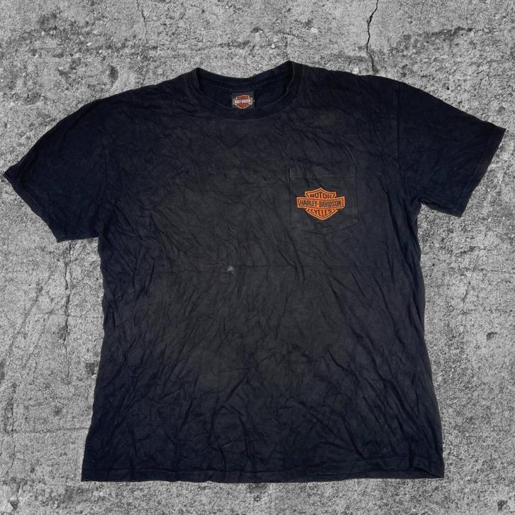 Vintage Wild West Harley Davidson Lubbock TX HD-025, Kleding | Heren, T-shirts, Gedragen, Maat 56/58 (XL), Zwart, Verzenden