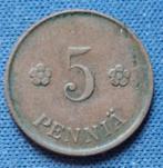 Finland 5 pennia 1920 Km 22, Verzenden, Overige landen, Losse munt
