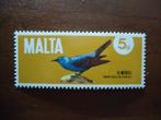 Vogel merel Malta 1971, mi. 430 postfris, Ophalen of Verzenden, Postfris, Dier of Natuur