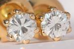 14 kt gouden oorbellen 0.28 ct diamanten briljant NATUURLIJK, Sieraden, Tassen en Uiterlijk, Oorbellen, Katwijk, Juwelina, Nieuw