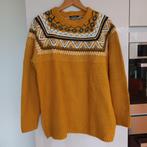 Gele trui met Noors motief, Geel, Maat 46/48 (XL) of groter, Ophalen of Verzenden, Zo goed als nieuw