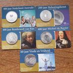 Coincards zilveren munten Nederland, Setje, Koningin Beatrix, Zilver, Euro's