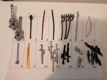 playmobil onderdelen wapens, lans, geweer, etc 2 Foto's  beschikbaar voor biedingen