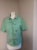groen wit blouse maat L met strikjes, Ophalen of Verzenden, Nieuw, Maat 42/44 (L), Groen