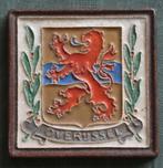 Nr Z427: Porceleyne Fles tegel "Overijssel", Antiek en Kunst, Antiek | Wandborden en Tegels, Ophalen of Verzenden