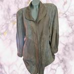 Création Atelier GS Jas - Maat 40 -goat suède, Ophalen of Verzenden, Zo goed als nieuw, Maat 38/40 (M), Beige