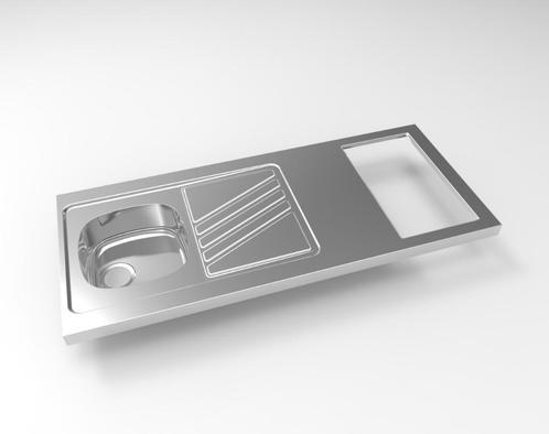 RVS werkblad NOVENTA 1400 RVS – Moderna 140 x 60 cm, Huis en Inrichting, Keuken | Keukenelementen, Nieuw, Minder dan 100 cm, 100 tot 150 cm