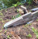 Gratis betonnen paaltjes, Tuin en Terras, Ophalen, Gebruikt, Beton, Minder dan 100 cm