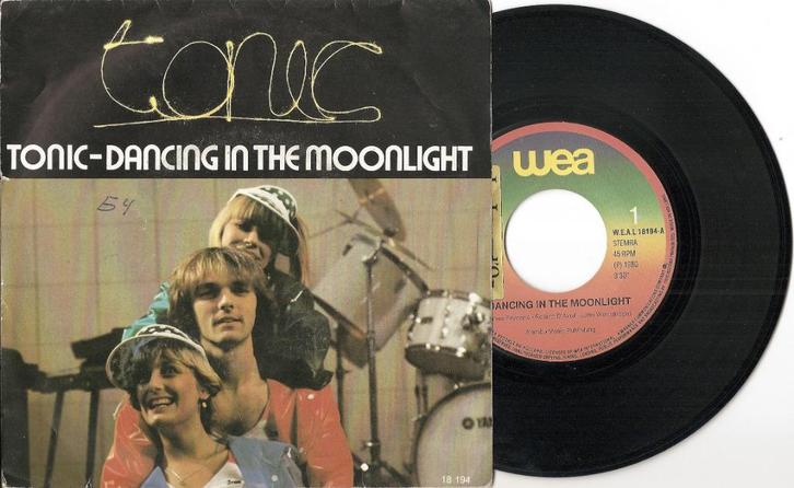 Tonic - Dancing in the moonlight, Cd's en Dvd's, Vinyl Singles, Gebruikt, Single, Pop, 7 inch, Ophalen of Verzenden
