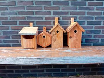Meerdere vogelhuisjes nestkastjes van douglas lariks vuren  beschikbaar voor biedingen