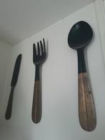 Grote Bestek Decoratie voor aan de Muur, Ophalen of Verzenden, Gebruikt