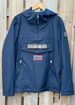 Napapijri Rainforest Herenjas – Blauw, Maat L, Kleding | Heren, Jassen | Zomer, Maat 52/54 (L), Blauw, Ophalen of Verzenden, Zo goed als nieuw