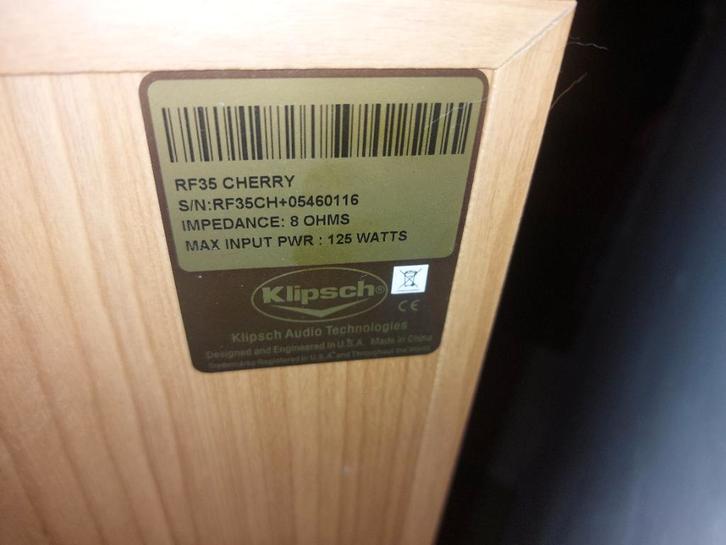 Klipsch RF35, Audio, Tv en Foto, Luidsprekers, Gebruikt, Subwoofer, 120 watt of meer, Overige merken, Ophalen