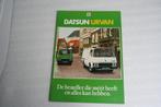 Folder Datsun Urvan (03-1981), Boeken, Auto's | Folders en Tijdschriften, Nieuw, Overige merken, Ophalen of Verzenden