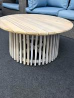 Bijzettafel Saône - acacia - 35xØ70 cm, Tuin en Terras, Ophalen, Nieuw, Rechthoekig, Hout