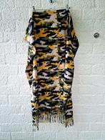 Luxe camo-sjaal – 20% cashmere, 80% katoen, Ophalen of Verzenden, Maat 46/48 (XL) of groter, Sjaal