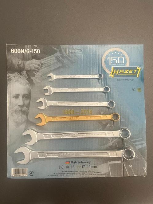Hazet 600N jubileum set 150 jahre met gouden 13, Auto diversen, Autogereedschap, Nieuw, Ophalen of Verzenden