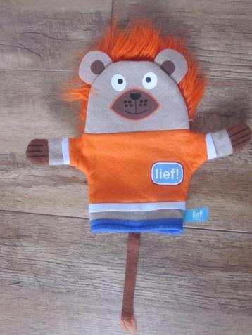Lief!lifestyle zacht vilten handpop leeuw! nr. 1 beschikbaar voor biedingen