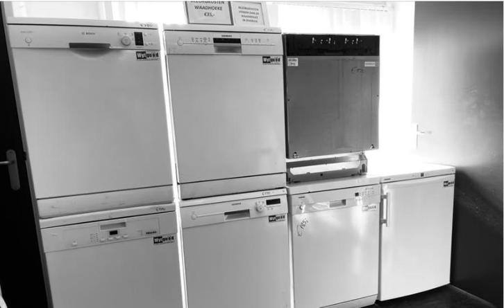 REFURBISHED vaatwassers - KRINGLOOP Nochris ism WYTGUOD, Witgoed en Apparatuur, Vaatwasmachines, Refurbished, Vrijstaand, 85 tot 90 cm