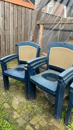 Tuin stoelen, Plastic, Gebruikt, Ophalen of Verzenden, Stapelbaar