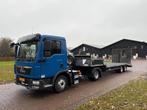 MAN TGL 8.220 EURO 6 -semi dieplader KUIPER 15 ton, Auto's, Vrachtwagens, Automaat, Euro 5, Blauw, MAN