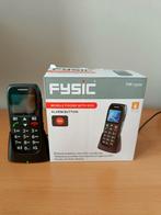 Senioren mobiele telefoon Fysic FM-7500, Ophalen of Verzenden, Zo goed als nieuw, Zwart
