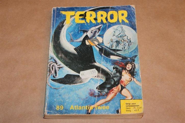 Terror 89 — Atlantis Twee — Strip voor Volwassenen, Boeken, Stripboeken, Gelezen, Eén stripboek, Ophalen of Verzenden