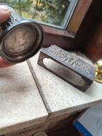 Luciverdoosje brons setje nachtwacht, Ophalen of Verzenden, Brons