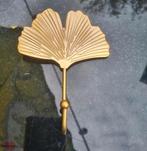 Gouden Ginkgo Wandhaak - Nieuw!, Huis en Inrichting, Wandhaken, Nieuw, Ophalen of Verzenden, Minder dan 100 cm