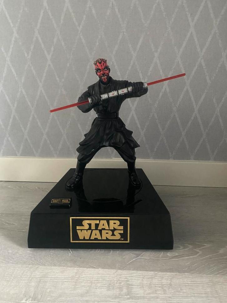 Darth Maul bewegende spaarpot uit 1999, Verzamelen, Star Wars, Gebruikt, Actiefiguurtje, Ophalen of Verzenden
