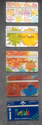 Set telefoonkaarten Floriade 4 + 1 stuks gebruikt, Verzamelen, Telefoonkaarten, Ophalen of Verzenden