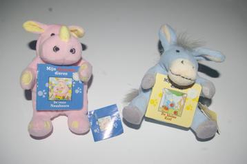 Twee:  Mijn favoriete dieren,  met hard kartonnen boekjes. beschikbaar voor biedingen