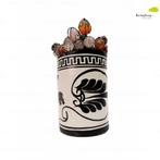 Verzilverde Cocktailprikkers in houder van Oud-Griekse stijl, Antiek en Kunst, Ophalen of Verzenden