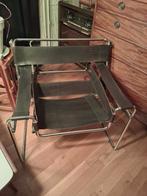 marcel breuer stoel zit een stikseltje los.. zie foto 3, Gebruikt, Zwart, Vintage, Ophalen of Verzenden