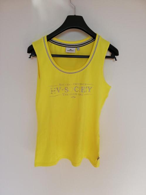 Hempje /singlet HV society kelsey geel maat M/38, Kleding | Dames, T-shirts, Nieuw, Maat 38/40 (M), Geel, Zonder mouw, Ophalen of Verzenden