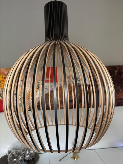 Octo hanglamp van Secto Design, Huis en Inrichting, Lampen | Hanglampen, Zo goed als nieuw, 50 tot 75 cm, Hout, Ophalen