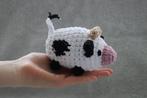 Koe - zelfgehaakte knuffel, Ophalen of Verzenden, Zo goed als nieuw, Haken, Overige typen