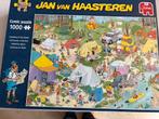 Jan van Haasteren puzzel 1000 “Kamperen in het bos”, Hobby en Vrije tijd, Denksport en Puzzels, Ophalen, 500 t/m 1500 stukjes