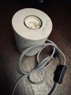 Betonlook lamp met grote fitting, Ophalen, Gebruikt