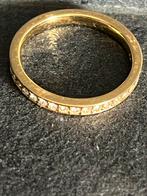 Swarovski ring kleur geelgoud. Maat 55 / 17, Ophalen of Verzenden, Zo goed als nieuw, 17 tot 18, Dame