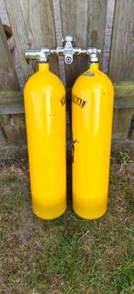Duikflessen 2x7 liter, Watersport en Boten, Duiken, Ophalen, Gebruikt, Duikfles