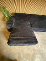 !!ACTIE!! VELVET RIBSTOF HOEK/SLAAPBANK, GRATIS LEVERING, Verzenden, Zo goed als nieuw, 150 cm of meer, Vierpersoons of meer