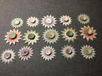 Bloemen gemaakt van Kaleidoscoop  kerst vellen, Hobby en Vrije tijd, Ophalen of Verzenden, Zo goed als nieuw, Natuur, Knipvel