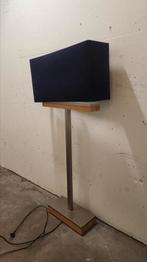 Paarse velour vloerlamp (koopje), Huis en Inrichting, Ophalen, Metaal, 100 tot 150 cm, Zo goed als nieuw