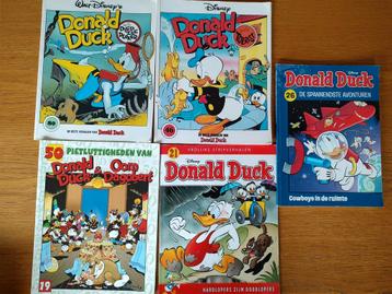 Donald Duck stripboeken, 5 stuks beschikbaar voor biedingen